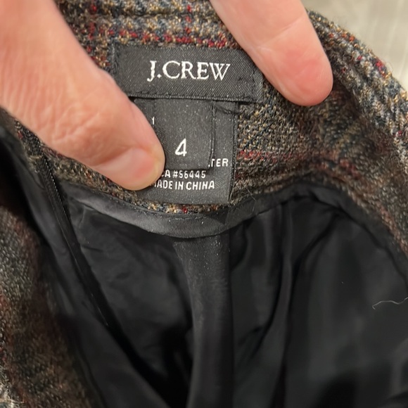 Wool lined jcrew pencil skirt with bow detail size 4 - Picture 5 of 5